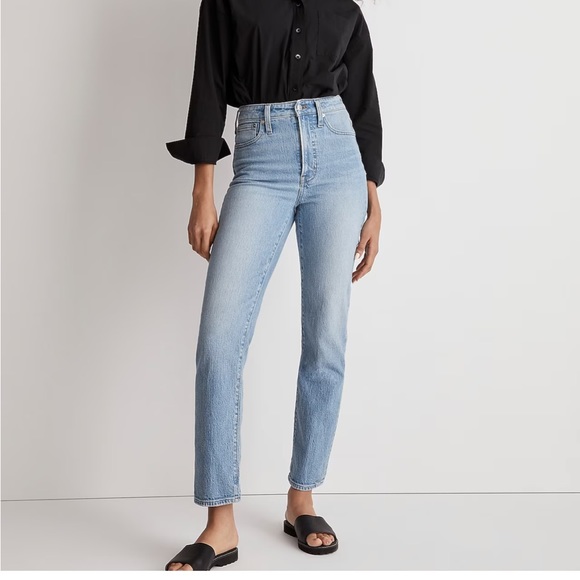 Madewell Denim - Madewell The Perfect Vintage Straight Jean in Ferman Wash